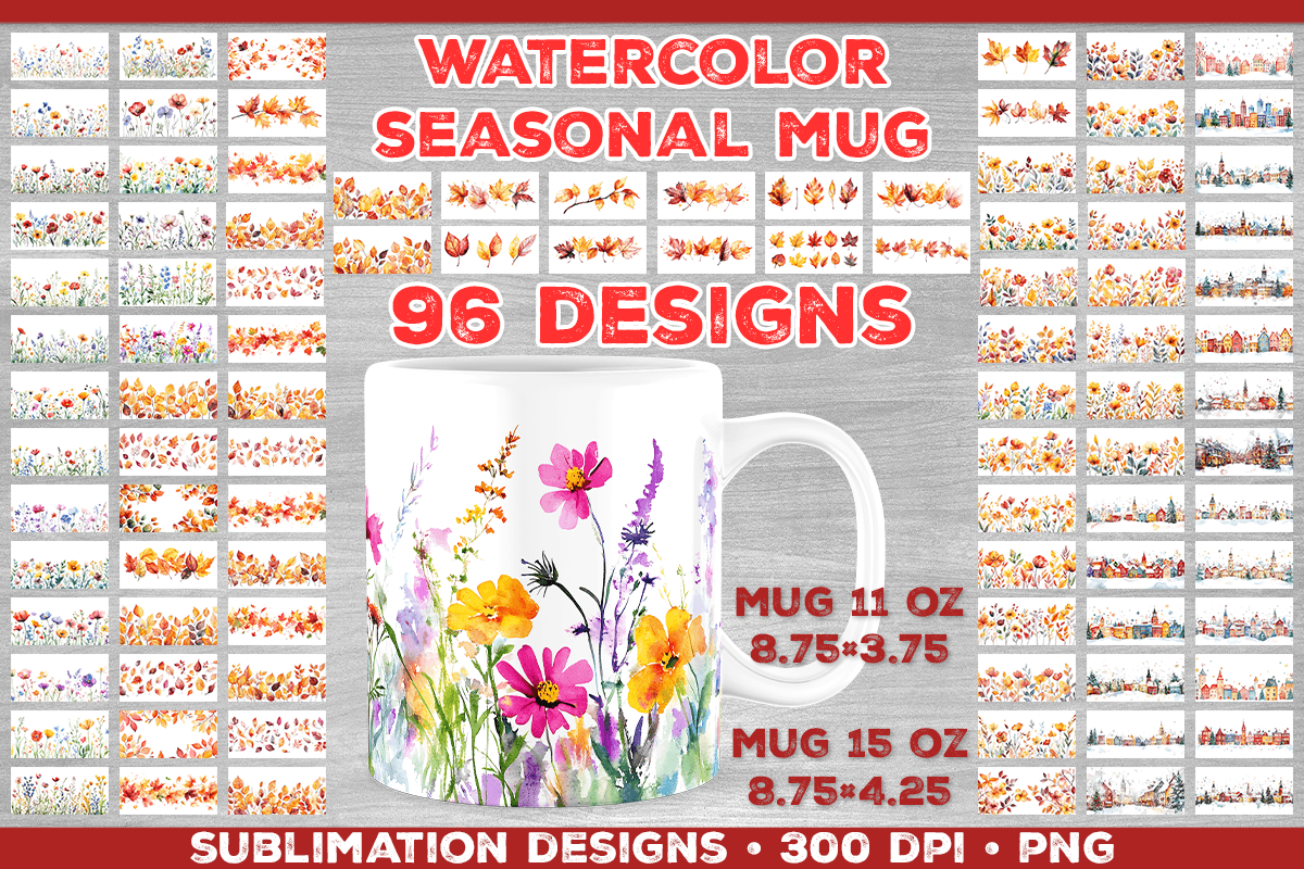 8000+ Mug Design MegaPack – Editable Sublimation Templates for Print-on-Demand, Mugs & Cups (Digital Download, 2025 Collection) - Image 2