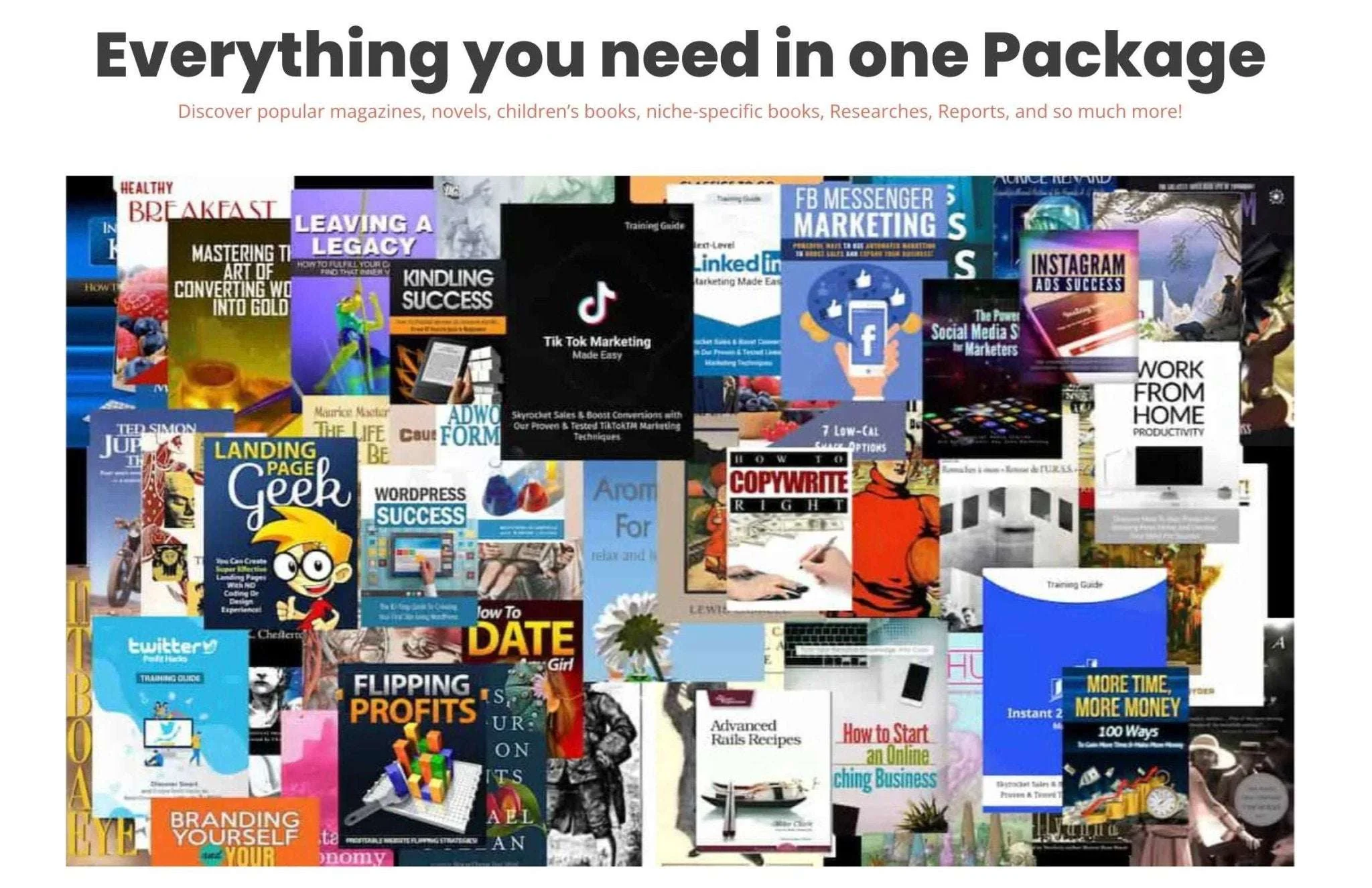 300,000+ eBooks Mega Bundle | Digital Library for Self-Help, Business, Education, Motivation & Fiction | Instant Download Collection - Image 2