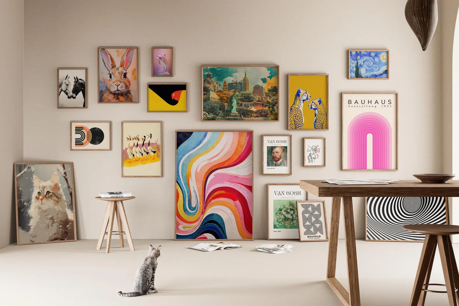 70,000+ Wall Art Bundle | Digital Printable Posters | Vintage, Abstract, Boho, Aesthetic, Travel, Floral, Pop Art Prints | 300 DPI Instant Download - Image 5