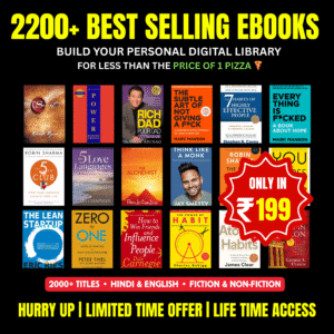 2200+ Best Selling eBooks Bundle | Hindi & English Digital Library | Fiction, Non-Fiction, Self-Help & Business Books | Instant Download Collection