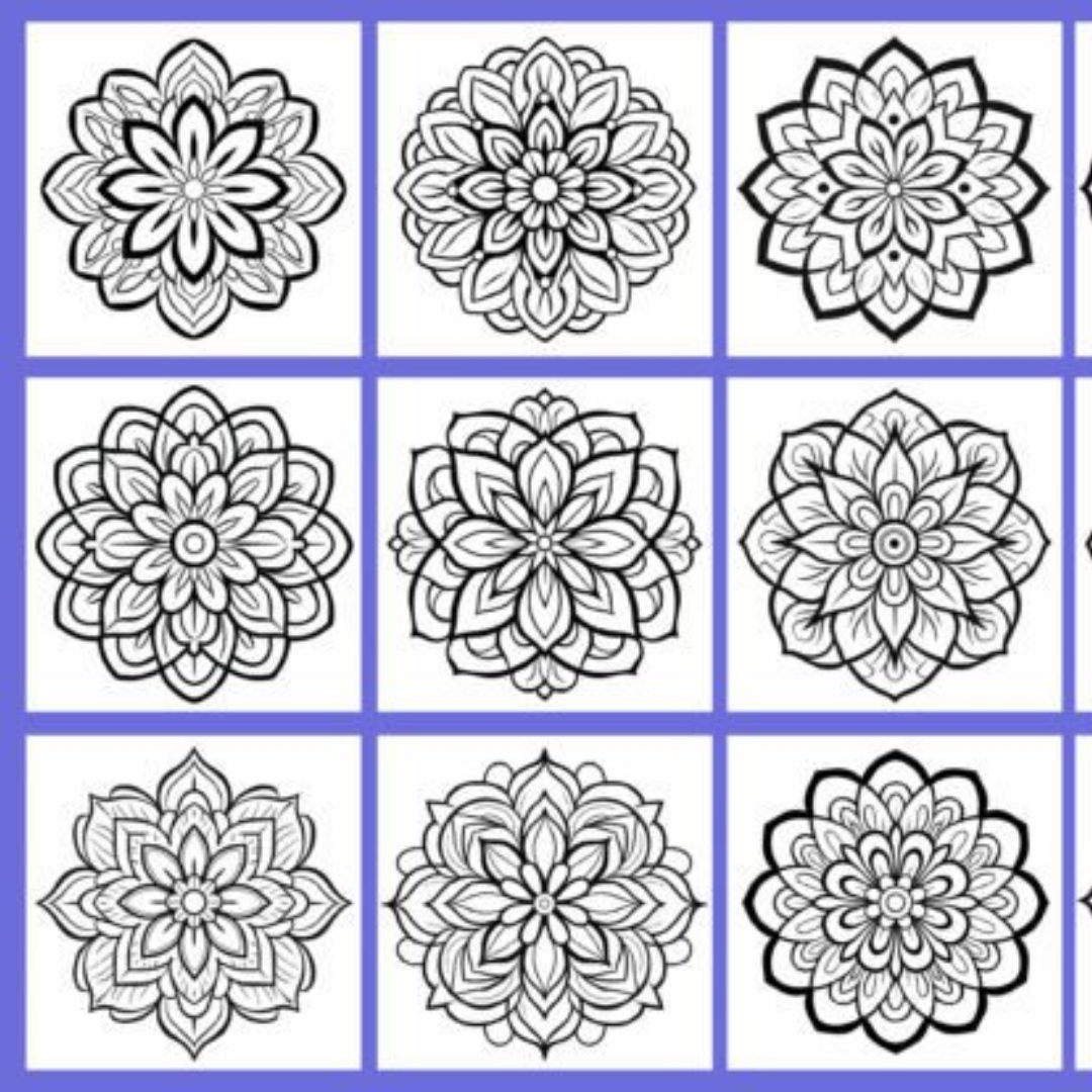 Ultimate Mandala Design Bundle | 15GB Mega Collection with 5000+ Mandala Coloring Pages for Adults & 6000 svg | Stress Relief, Zentangle & Mindful Art Pack - Image 4